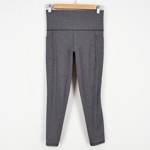 Athleta Salutation Stash Pocket II 7/8 High Rise Tight Grey Size Small